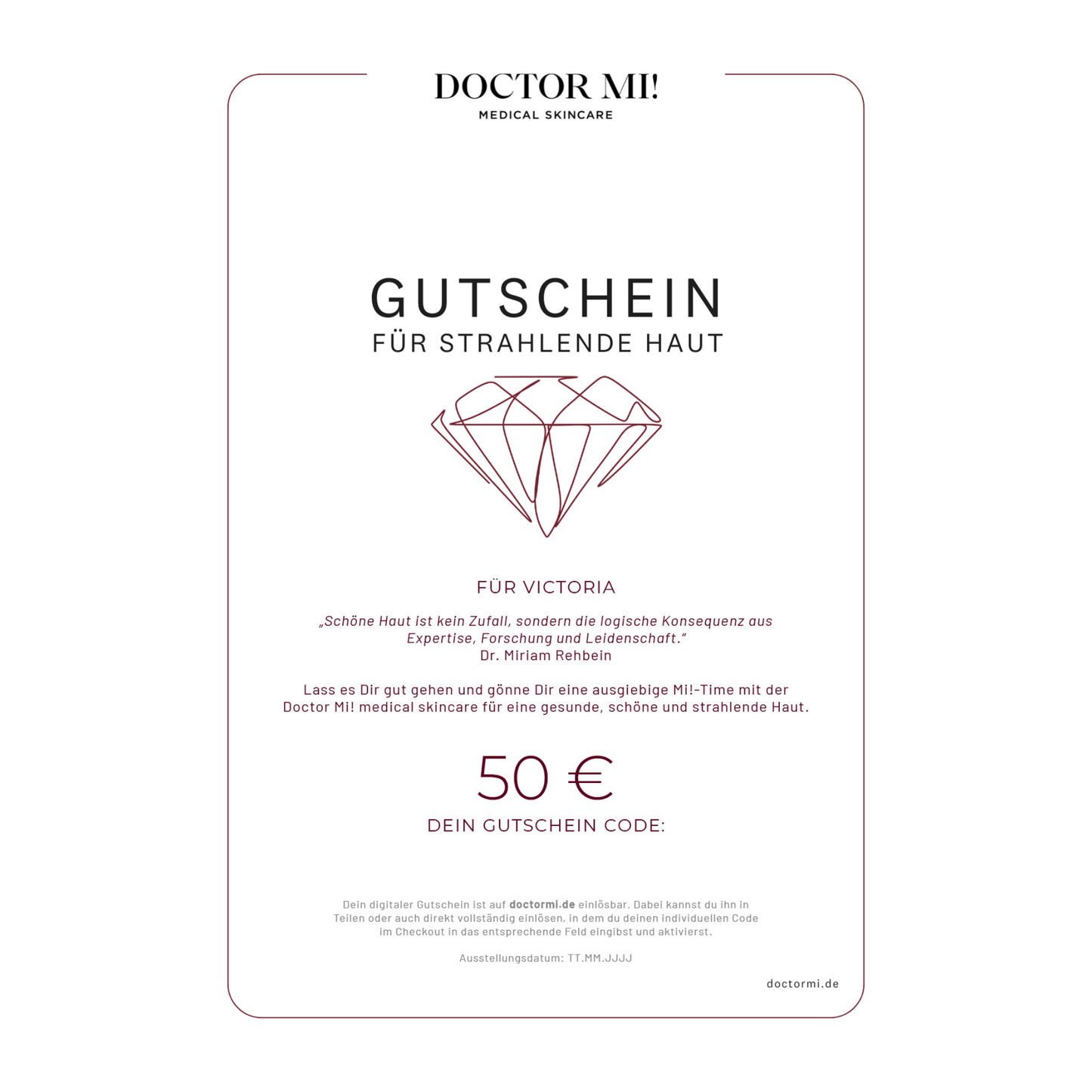 DIGITALER GUTSCHEIN