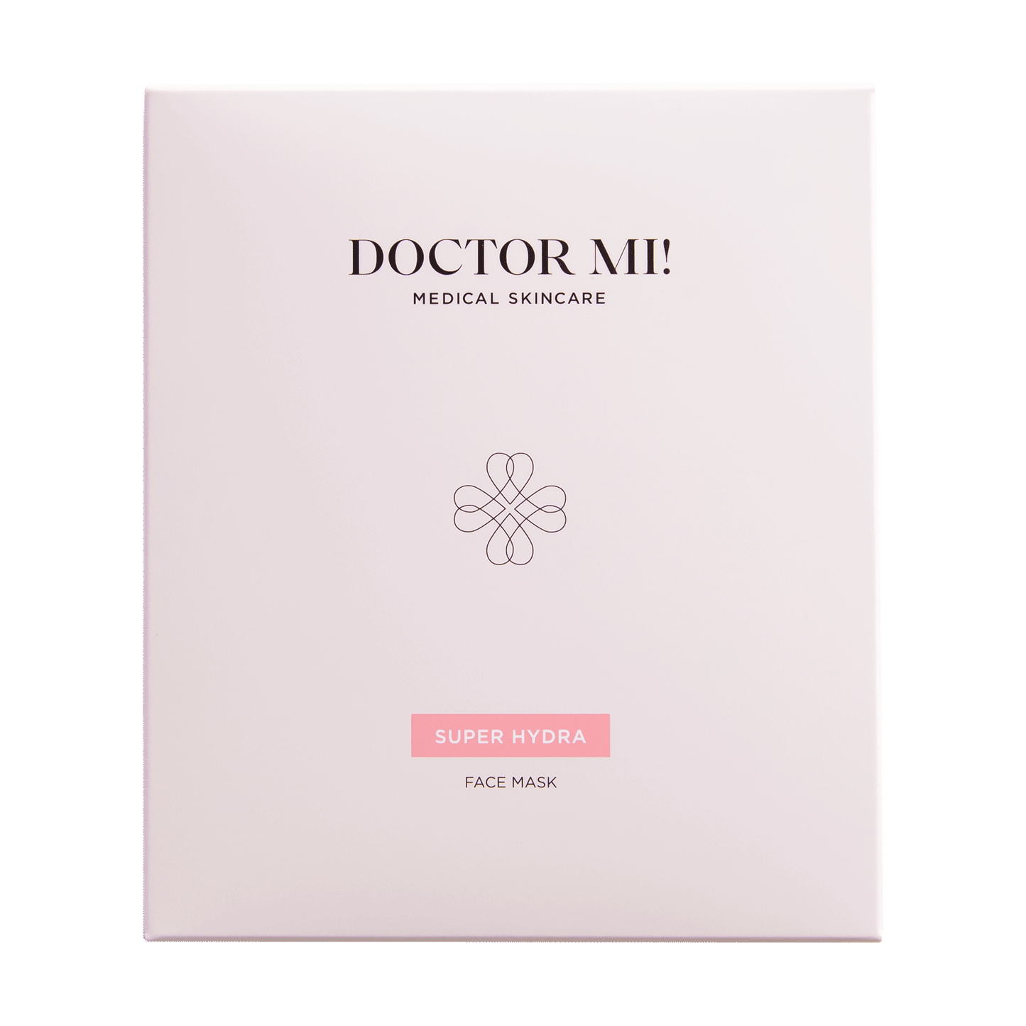 DOCTOR MI! SUPER HYDRA FACE MASK intensive Feuchtigkeits-Gesichtsmaske aus natürlichen Biocellulose-Fasern in weißer Verpackung