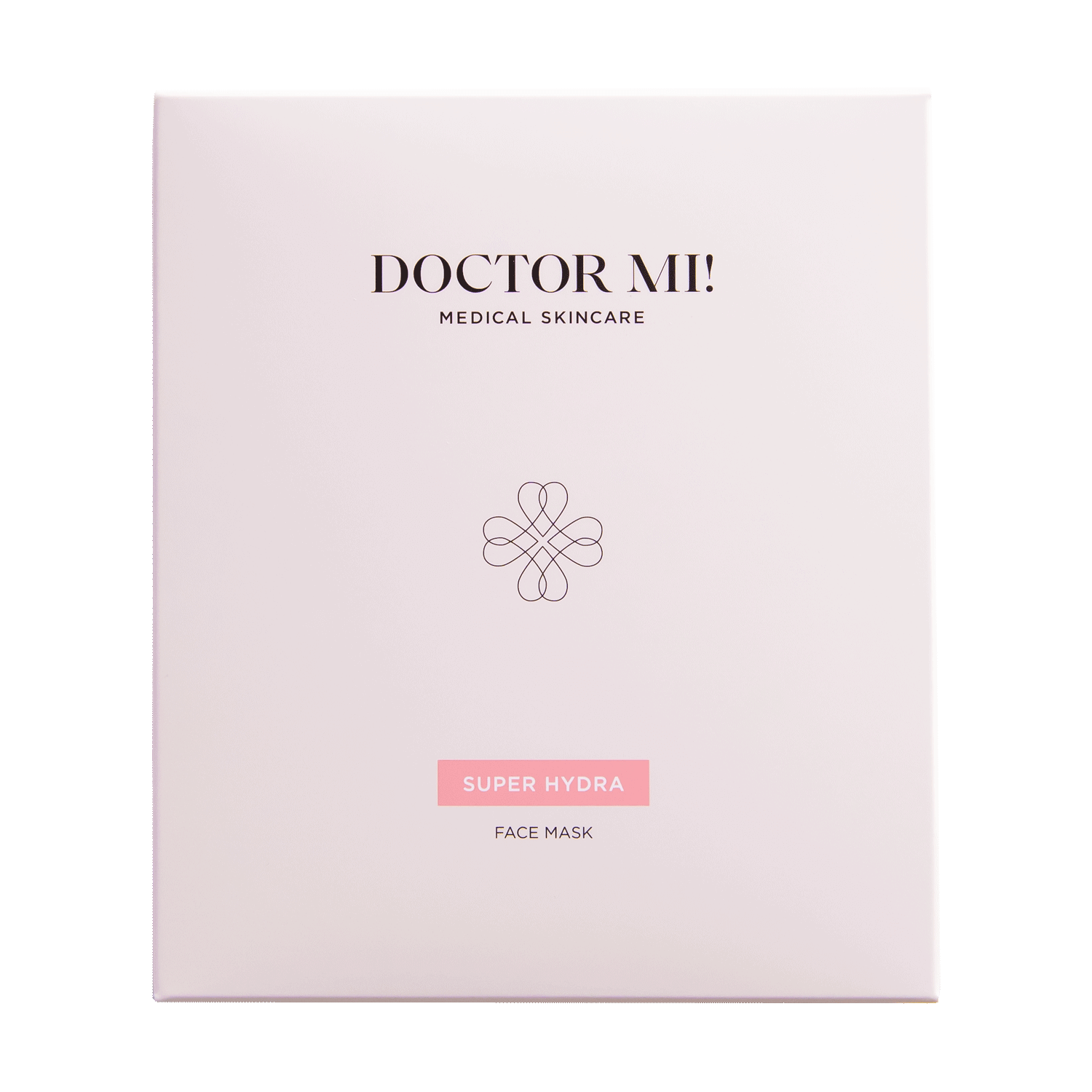 DOCTOR MI! SUPER HYDRA FACE MASK intensive Feuchtigkeits-Gesichtsmaske aus natürlichen Biocellulose-Fasern in weißer Verpackung